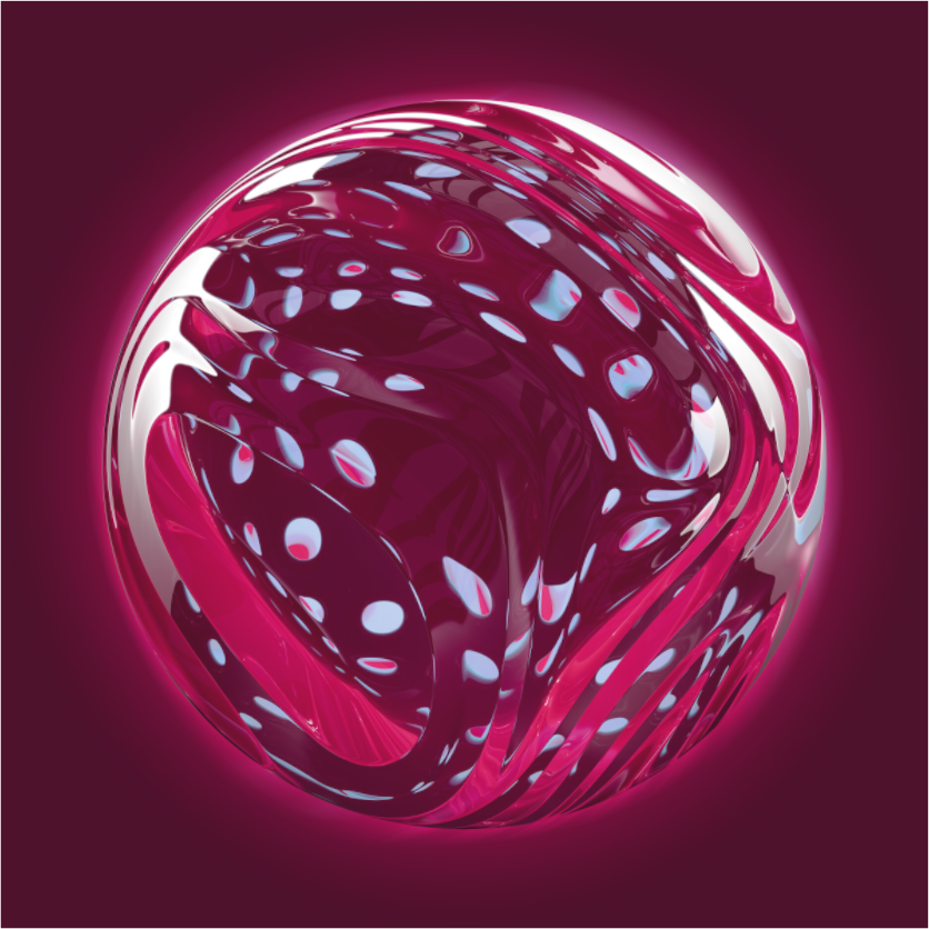 Amaranth Swirl: Opaline Speckles || Acrylic Print, Wall Art, Fine Art Print, Pigment Print, Modern Art, Abstract Art, Digital Art, 3D Rendering, Corporate Art, Modern Design, Art For Offices, Investment Art