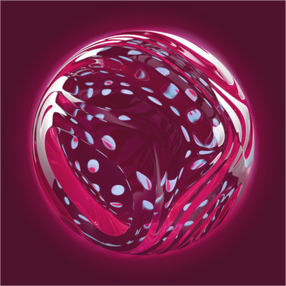 Amaranth Swirl: Opaline Speckles || Acrylic Print, Wall Art, Fine Art Print, Pigment Print, Modern Art, Abstract Art, Digital Art, 3D Rendering, Corporate Art, Modern Design, Art For Offices, Investment Art