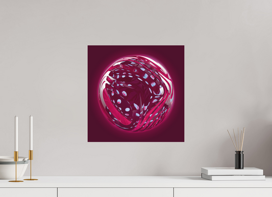 Amaranth Swirl: Opaline Speckles || Acrylic Print, Wall Art, Fine Art Print, Pigment Print, Modern Art, Abstract Art, Digital Art, 3D Rendering, Corporate Art, Modern Design, Art For Offices, Investment Art